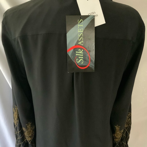 Silk Assets by Diane Von Furstenberg Silk Top Sml - Picture 5 of 5